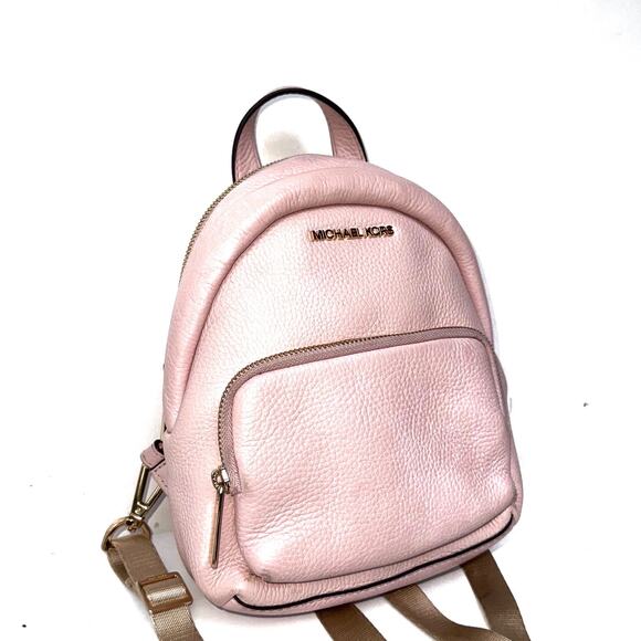 Michael Kors Erin Small Backpack Blush Leather | Convertible Holiday Gift | EUC - Picture 5 of 16